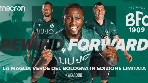 Bologna, la terza maglia è verde come quella del primo scudetto